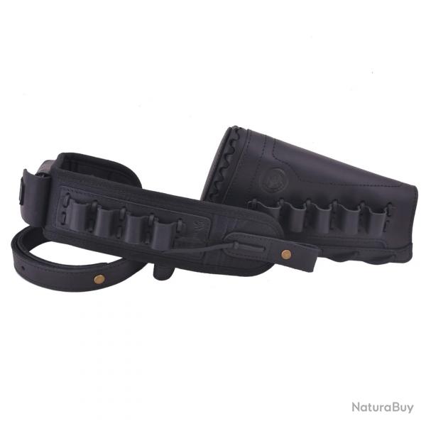 BRETELLE + BUSC CALIBRE 20 - NOIR - DROITIER - LIVRAISON GRATUITE