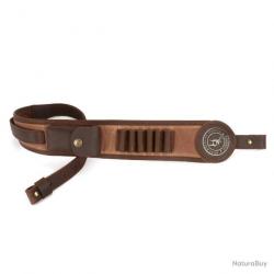 BRETELLE AVEC CARTOUCHIERE POUR FUSIL ET CARABINE - MARRON - LIVRAISON GRATUITE