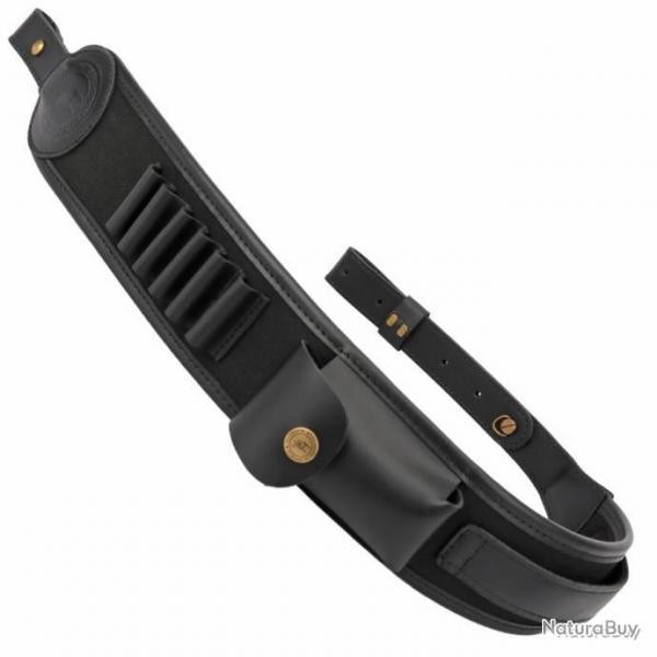BRETELLE CARTOUCHIERE POUR FUSIL ET CARABINE - NOIR - LIVRAISON GRATUITE