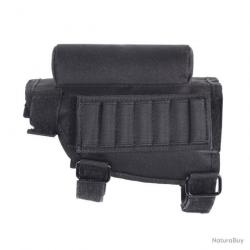 CARTOUCHIÈRE DE CROSSE POUR GAUCHER OU DROITIER - NOIR - LIVRAISON GRATUITE