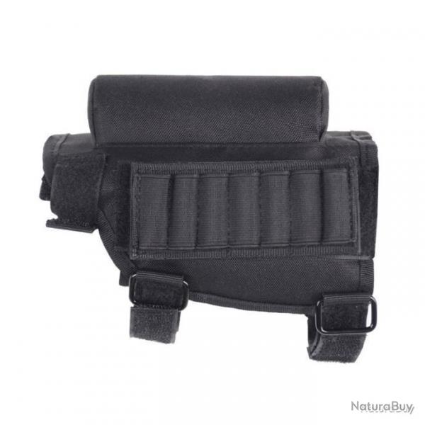 CARTOUCHIRE DE CROSSE POUR GAUCHER OU DROITIER - NOIR - LIVRAISON GRATUITE