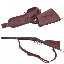 BUSC ET BRETELLE 22LR 17HMR ETC - MARRON - GAUCHER - LIVRAISON GRATUITE