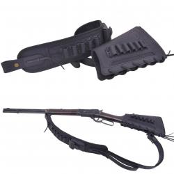 BUSC ET BRETELLE .308 30-06 ETC - NOIR - GAUCHER - LIVRAISON GRATUITE