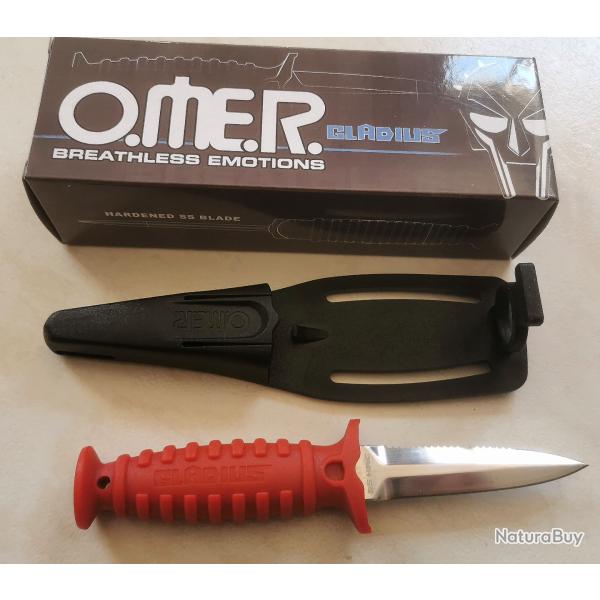 Chasse sous marine, couteau omer GLADIUS