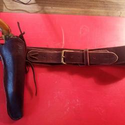 Holster western avec sa ceinture