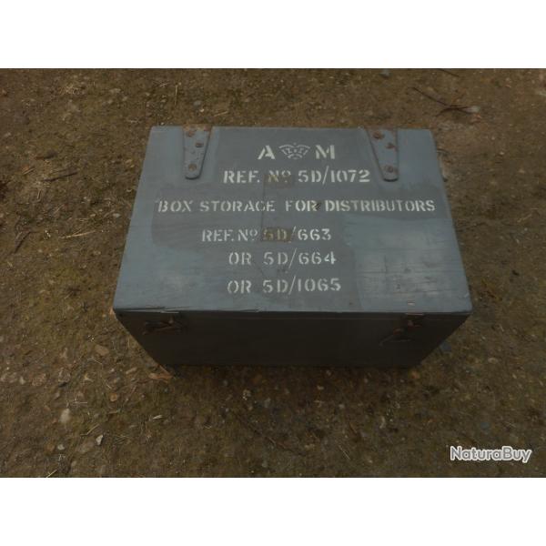 RAF ancienne petite caisse bois GB pour instrument N1