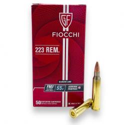 Munitions FIOCCHI 223 55gr x50