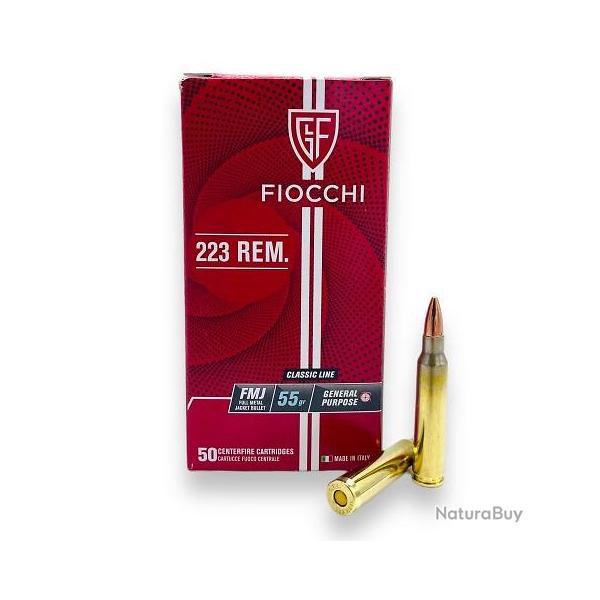 MUNITIONS FIOCCHI 223 REM FMJ 55GR