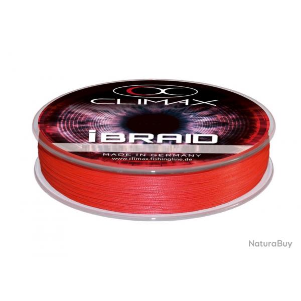Tresse Climax IBraid 0,08mm/135m rouge fluo