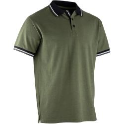 Polo de Travail Lewis Vert Maille Piquée