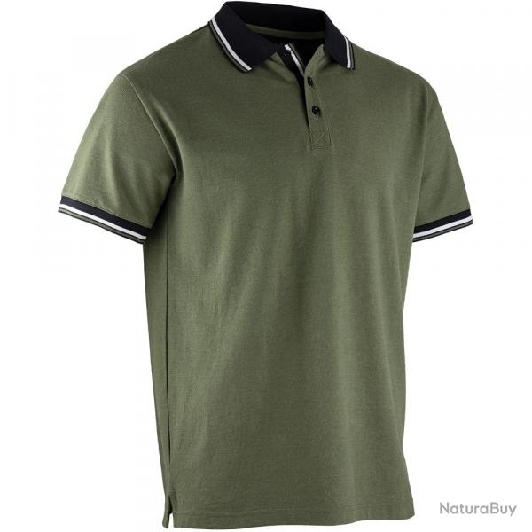 Polo de Travail Lewis Vert Maille Pique