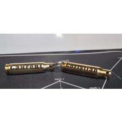 Porte-clés Douille gravée ( douille .308win neutralisée personnalisable )