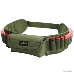 CARTOUCHIÈRE POUR 20 MUNITIONS CALIBRE 12 ET 10 MUNITIONS RAYÉES + POCHETTE - LIVRAISON GRATUITE