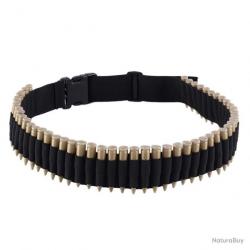 CARTOUCHIÈRE 50 MUNITIONS CALIBRE RAYÉS - NOIR - LIVRAISON GRATUITE