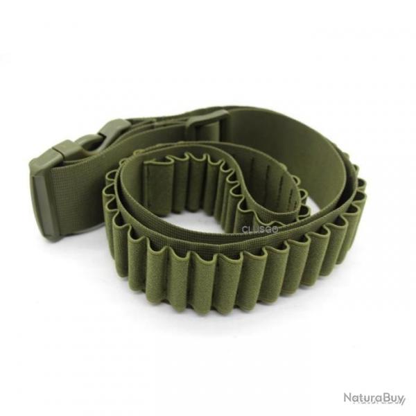 Cartouchire tactique 50 munitions calibre rays - vert - livraison gratuite