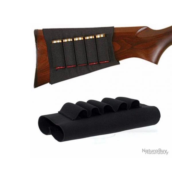 CARTOUCHIRE DE CROSSE GAUCHER OU DROITIER 5 MUNITIONS CALIBRE 12 - LIVRAISON GRATUITE