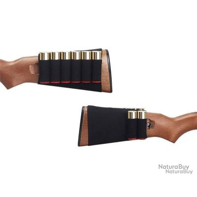 Cartouchière Avant-bras – 8 Munitions Calibre 12 – Noir – Neuf