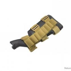 CARTOUCHIERE TACTIQUE POUR AVANT-BRAS 8 MUNITIONS CALIBRE 12 - KAKI - LIVRAISON GRATUITE
