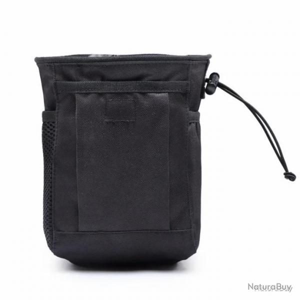 POCHETTE TACTIQUE SYSTME MOLLE POUR MUNITIONS OU DOUILLES - NOIR - LIVRAISON GRATUITE