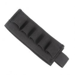 Cartouchière velcro 5 munitions calibre 12 - noir - livraison gratuite