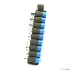 CARTOUCHIÈRE VELCRO 9 MUNITIONS CALIBRE 12 - VERT - LIVRAISON GRATUITE