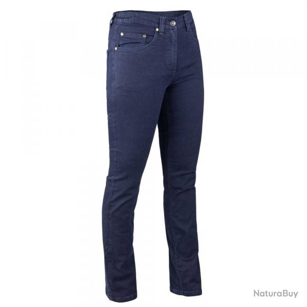 Jeans femme coupe confort Bleu fonc