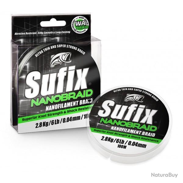 Tresse Sufix Nanobraid Aqua Camo 100m 8/100