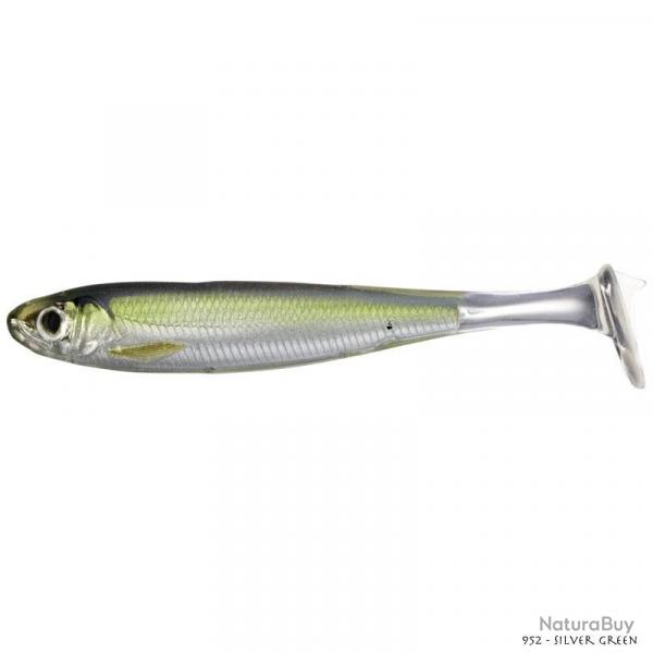 Leurre Souple Live Target Slow Roll Shiner 8,5cm 952 - Silver Green