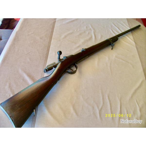 Fusil MAUSER 1871 transform chasse, cal. 28 ???