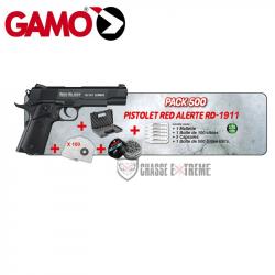 Pack Pistolet GAMO Red Alerte Cerise 2025 3.75J Cal 4.5 mm
