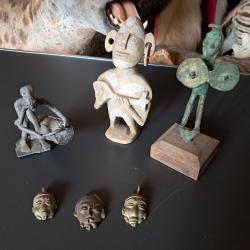 Lot divers ; objets ethniques