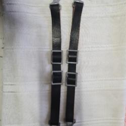 Lot de 2 Jugulaires FER de casque Allemand a pointe WW1  en reproduction   A25.1