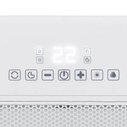 Chauffage et humidificateur minuterie 12h 1800W 19,8x15,5x30,5cm