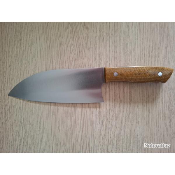 Couteau de cuisine : Brisa Chef 160 Micarta Moutarde