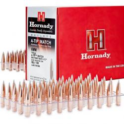 Ogives HORNADY 6mm .243 110grs A-TIP - 24531 - Boîte de 100 unités