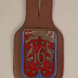 Insigne 16ème Régiment de DRAGON fabrication Courtois