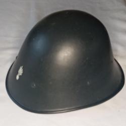 Casque DUTCH M-34 POLICE Pays Bas vintage