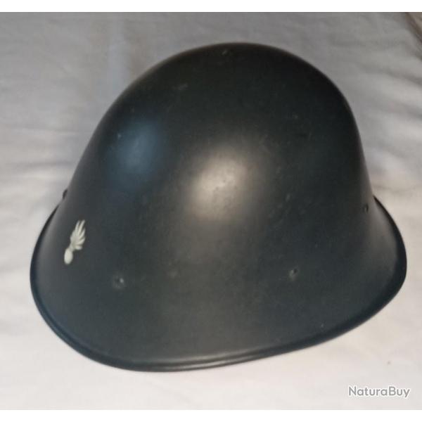 Casque DUTCH M-34 POLICE Pays Bas vintage