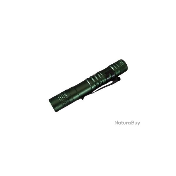 Petite lampe de poche - LED - 300 Lumens - Vert Arme