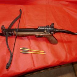 Arbalète pistolet COBRA X-TREM 007 bois 80 lbs + 2 flèches d'occasion