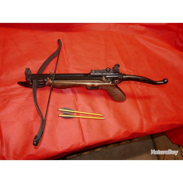 Arbalte pistolet COBRA X-TREM 007 bois 80 lbs + 2 flches d'occasion