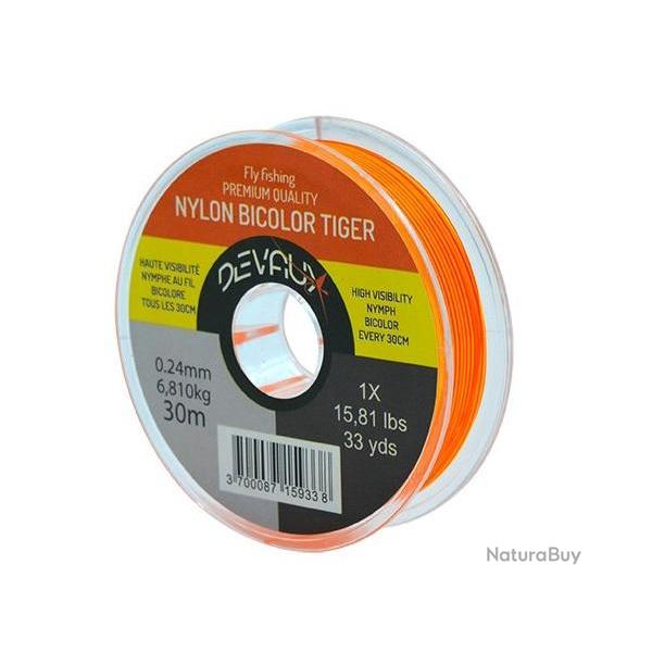 FIL DEVAUX BICOLOR TIGER 30M 0.15mm- 2.86kg