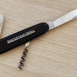 Victorinox couteau Suisse Gourmet 84mm Victoria 1957-1973 Winterthur Black Insert Métallique