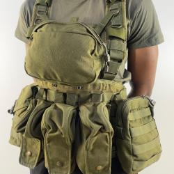 Blackhawk Harnais tactique complet modulable verte olive -Type chest Rig / Ceinture de combat