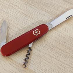 Victorinox couteau Suisse Gourmet 84mm Victoria 1957-1973 Wien Insert Métallique