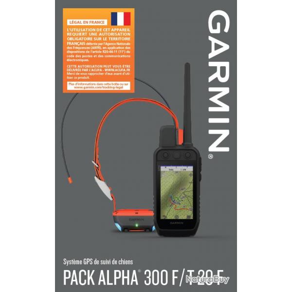 Garmin ALPHA 300F T20 pack GPS version F