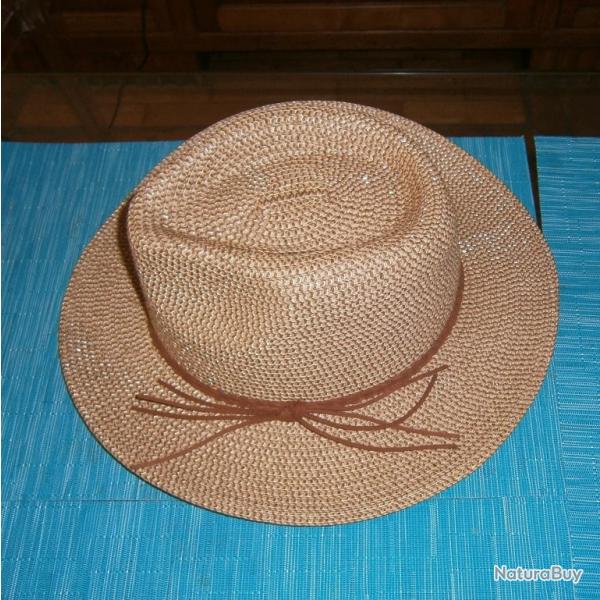 chapeau d't homme neuf taille 59 avec lacet de rglage
