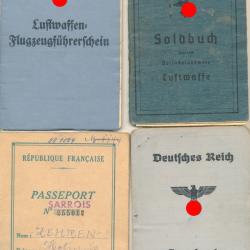 Soldbuch Luftwaffe numéro 24 Pilote