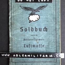 Soldbuch Luftwaffe numéro 47 La Rochelle