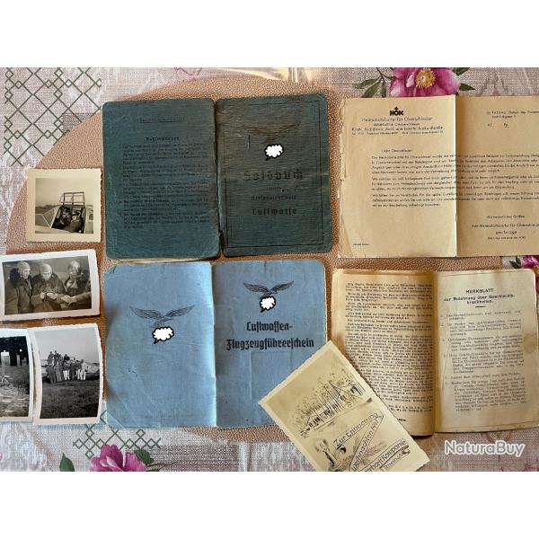 Soldbuch Luftwaffe numro 52 Pilote